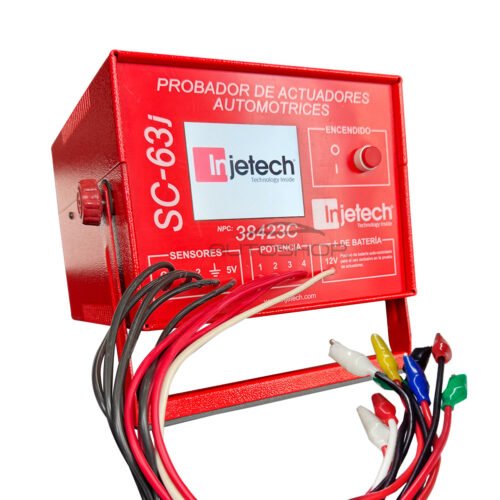 Probador de actuadores y cuerpos de aceleración Injetech SC-63J